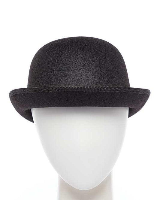 Black Felt Bowler Hat