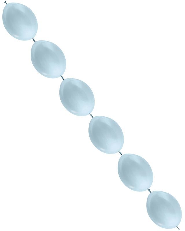 Link-O-Loon Latex Balloons 6" Satin Blue (100pk)