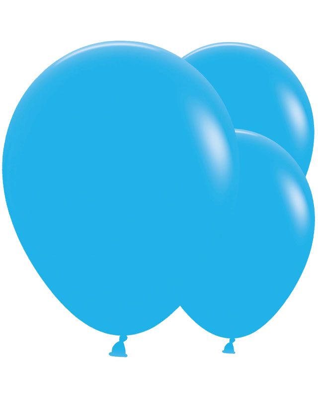 Fashion Blue - 18" Latex Balloons (25pk)