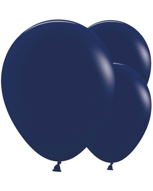 Fashion Navy - 18" Latex Balloons (25pk)