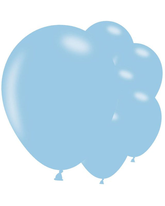 Pearlised Powder Blue Balloons 11" Latex (10pk)