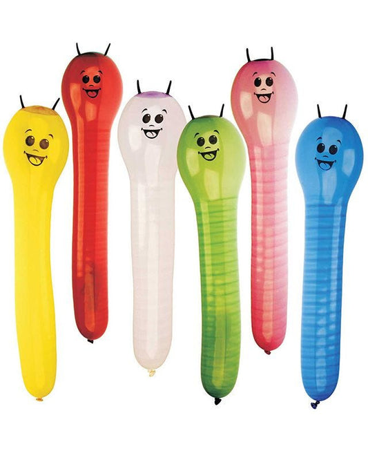 Caterpillar Bug Latex Balloons (6pk)