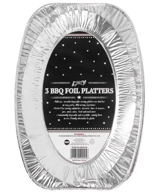 Foil Platters - 32cm (3pk)