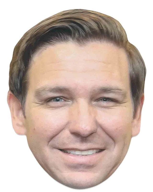 Ron DeSantis Card Mask