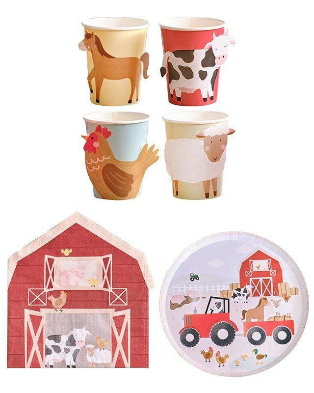 Farm Animals Super Value Party Pack