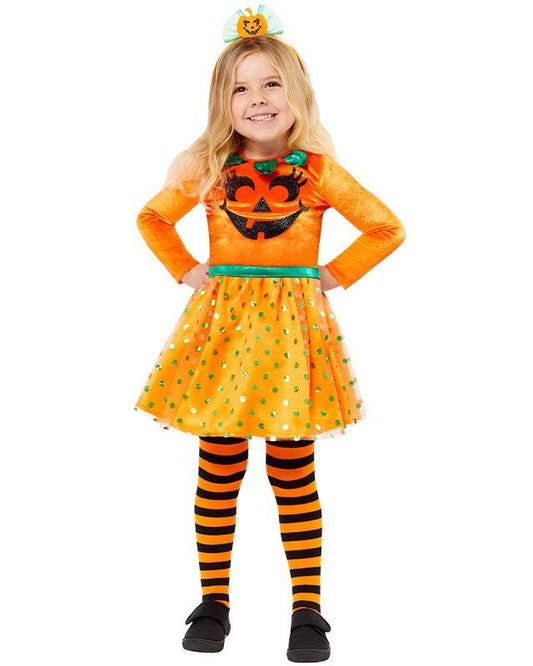 Lil Cute Pumpkin Dress - Childs Costume