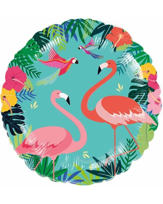 Summer Flamingo Foil Balloon - 18"