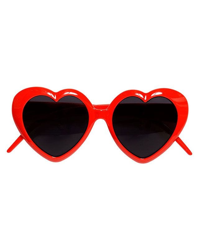 Red Heart Glasses