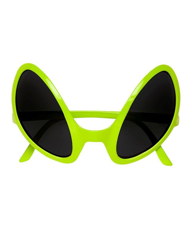 Green Alien Glasses