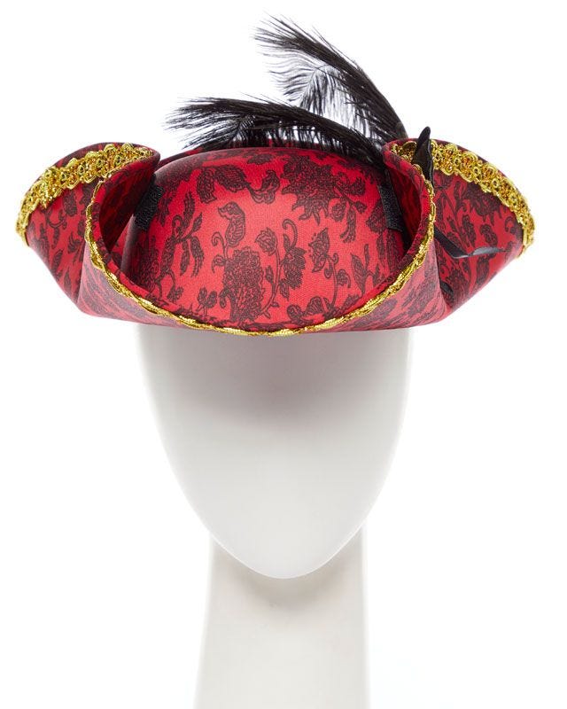 Ladies Pirate Tricorn Hat