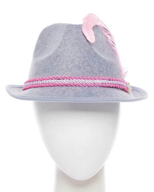 Pink Oktoberfest Fedora Hat