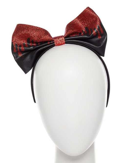 Blood Drip Bow Headband