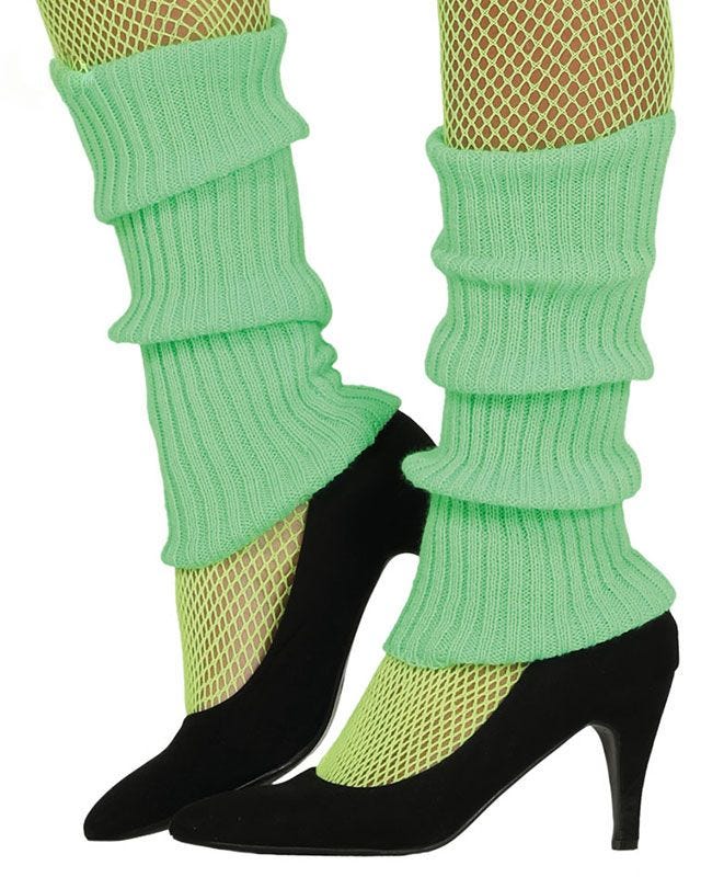 Neon Green Legwarmers