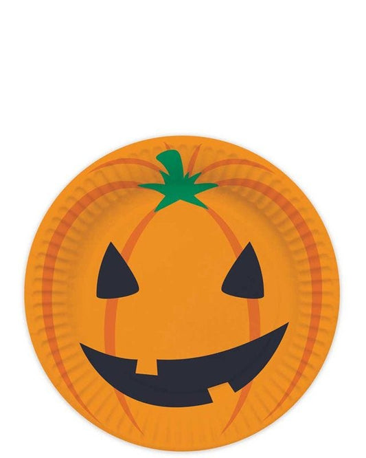 Pumpkin Fun Paper Plates