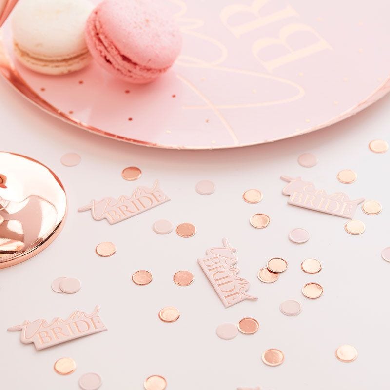 Rose Gold Team Bride Confetti (14g)