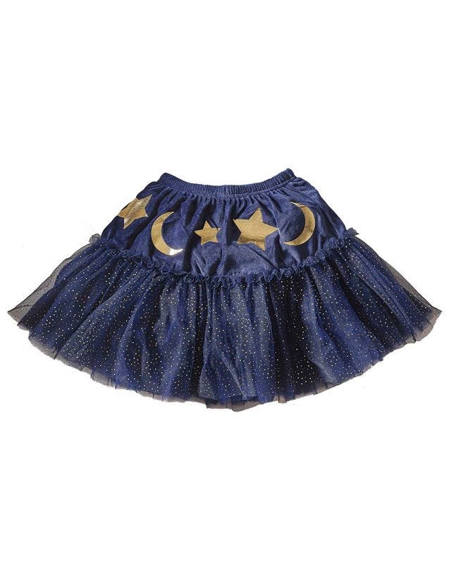 Wizardess Navy Tutu- 5-7 Years