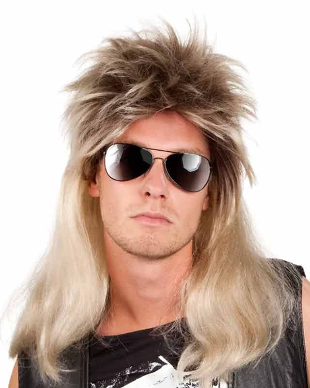 Blonde Mullet Wig