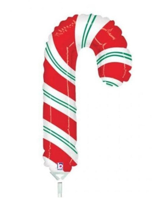 Candy Cane Mini Foil Balloon