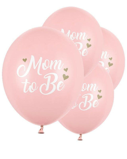 Mom to Be Pink Latex Balloon - 18" (6pk)