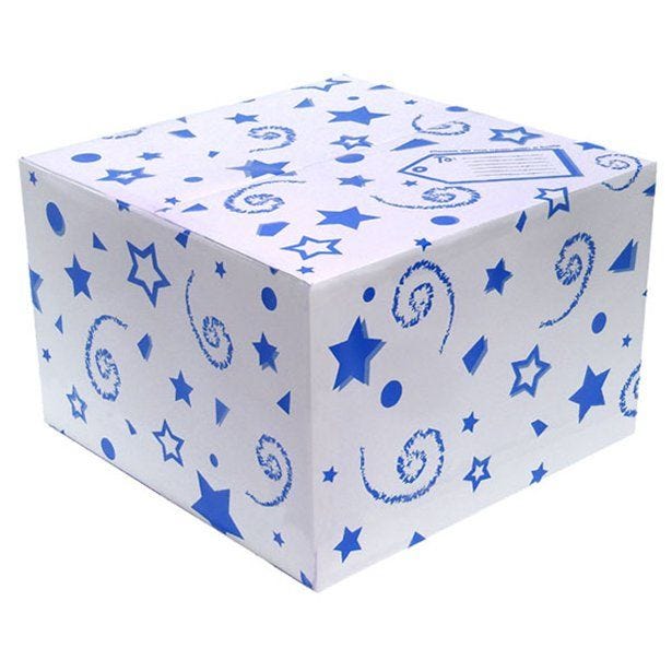 Blue Balloon Box