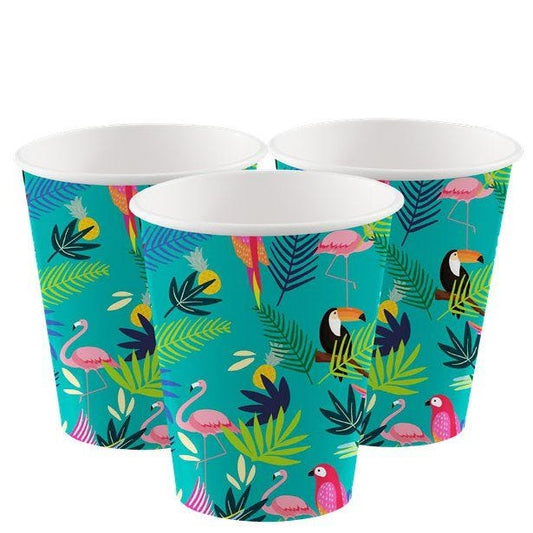 Club Tropicana Paper Cups - 250ml (8pk)