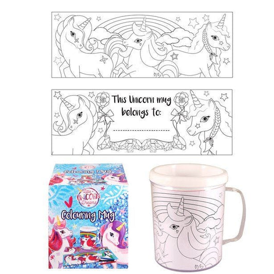 Unicorn Colouring Mug