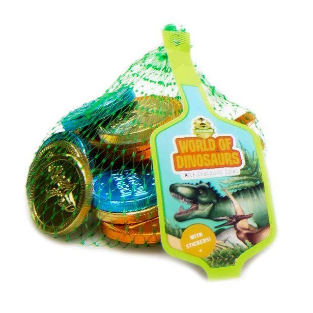 Dinosaur Chocolate Coins - 50g