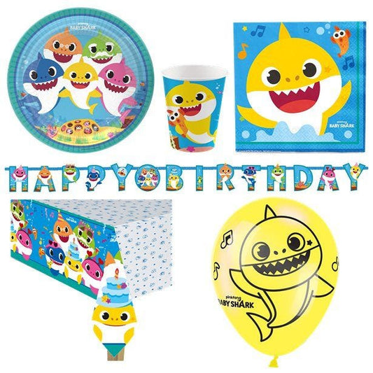 Baby Shark - Deluxe Party Pack for 8