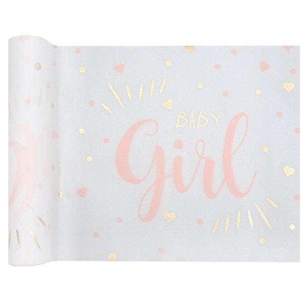 Baby Girl Fabric Table Runner - 3m