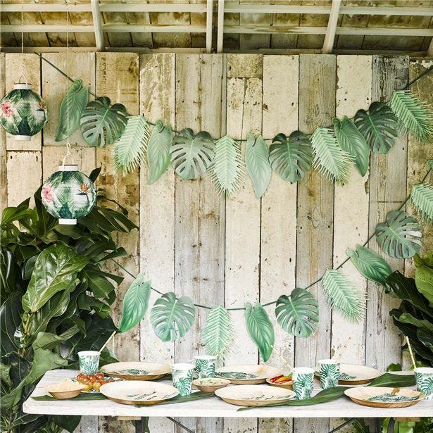 Tropical Fiesta Palm Garland - 1.5m