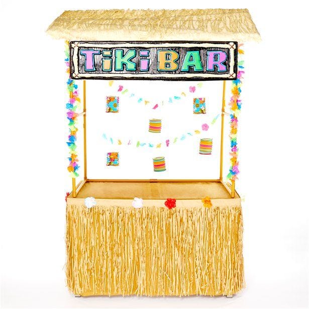 Deluxe Tiki Bar Decor Kit