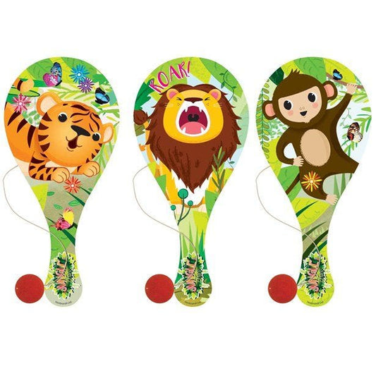 Jungle Paddle Bat & Ball - 23cm