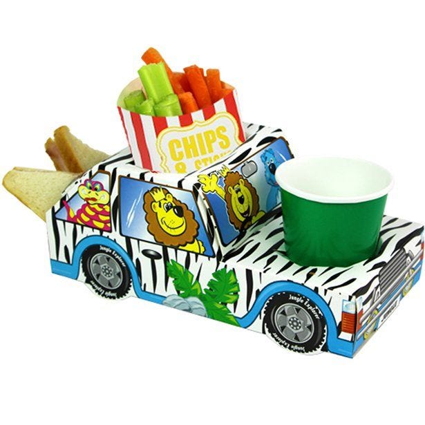 Jungle Safari Combi Food Tray - 24cm long