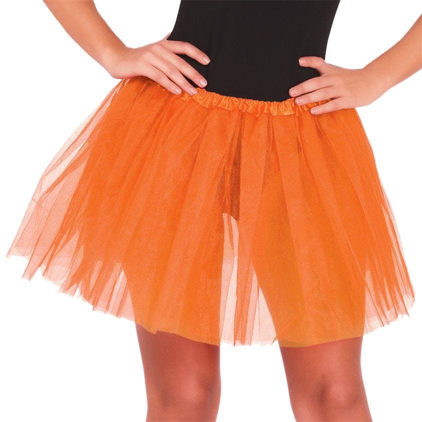 Orange Tutu - Adult One Size