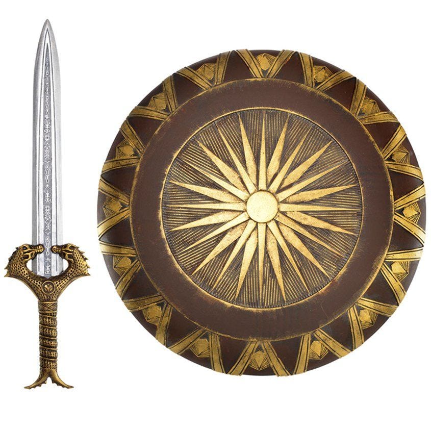 Wonder Woman Sword & Shield