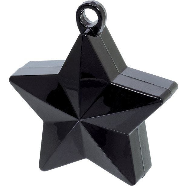 Black Star Balloon Weight - 150g