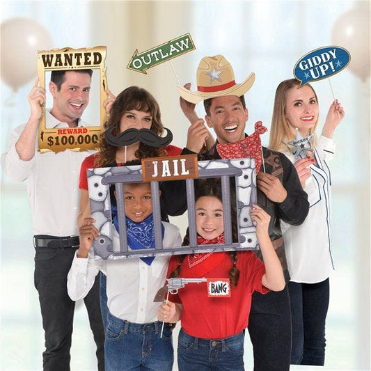 Western Party Jumbo Photo Prop Kit (12pk)