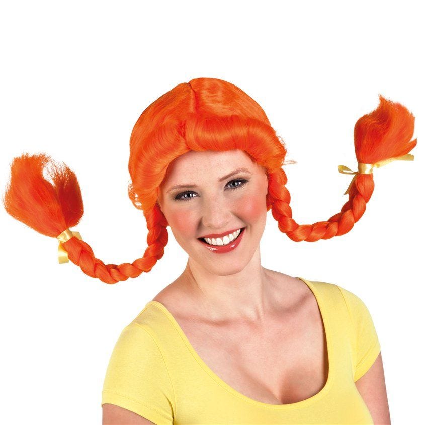 Pippi Longstocking Wig