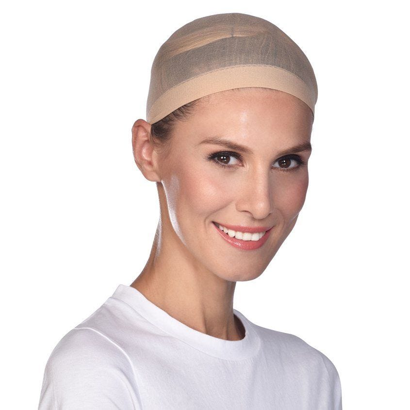 Beige Wig Cap