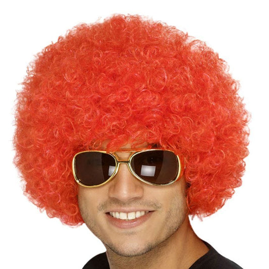 Red Afro Wig