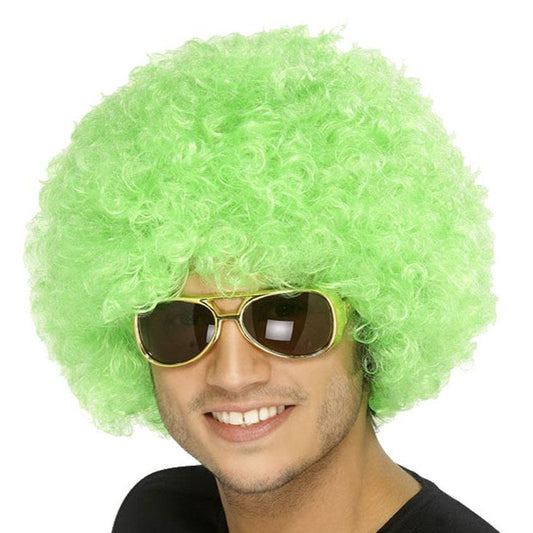 Green Afro Wig