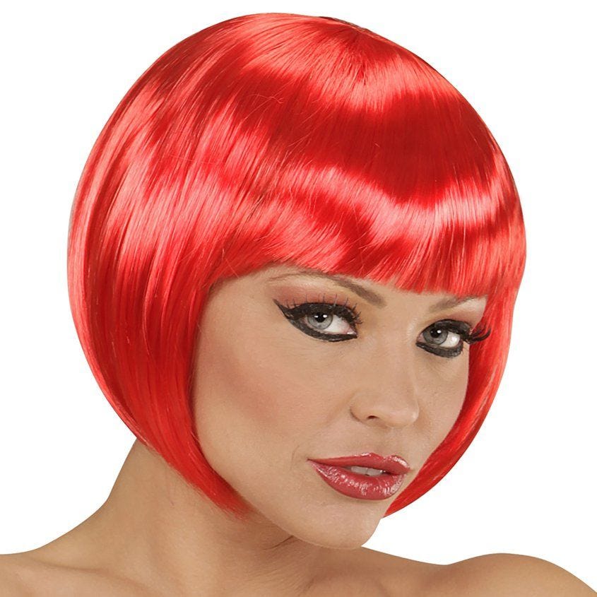 Red Babe Bob Wig