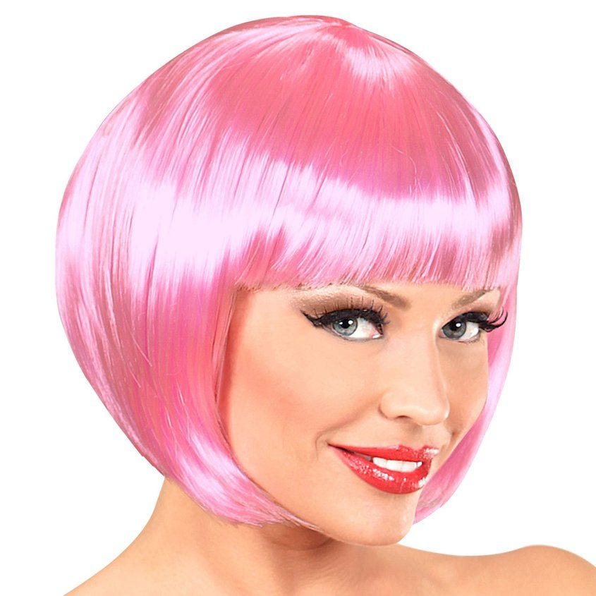 Pink Babe Bob Wig