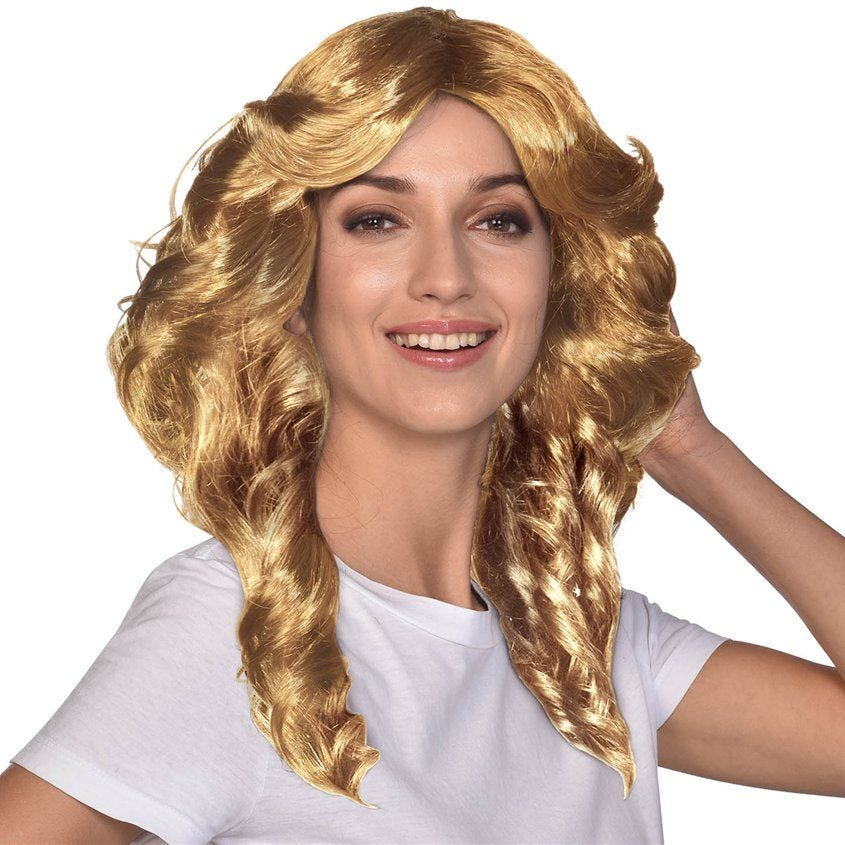 70s Blonde Flick Wig