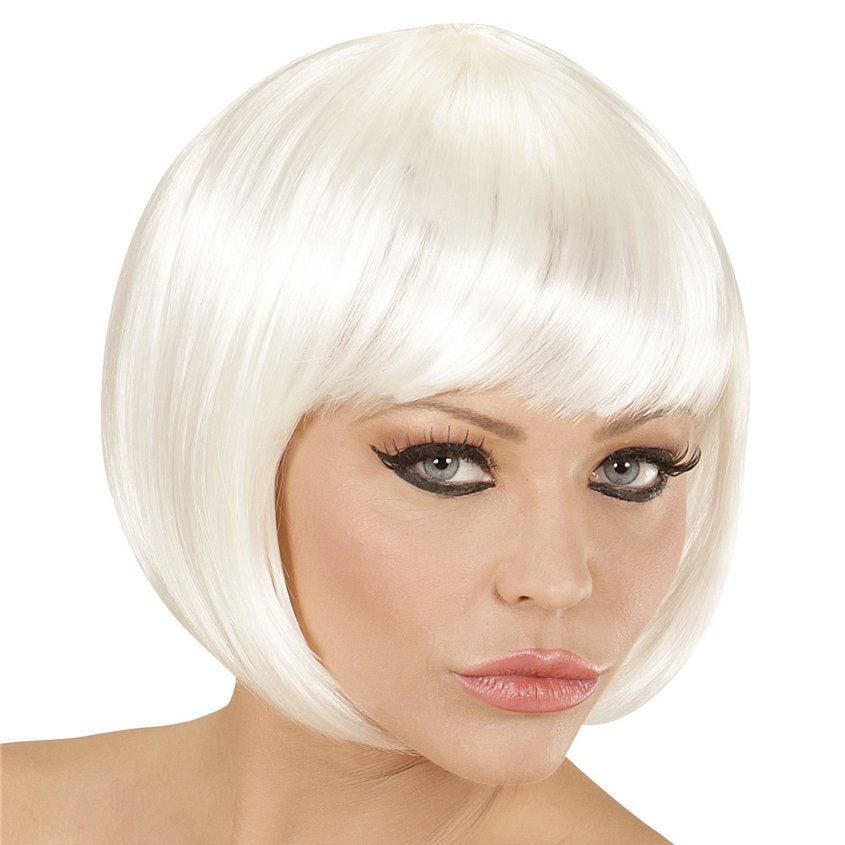 White Bob Wig