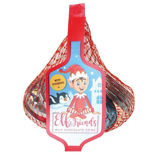 Elf & Friends Chocolate Coins - 60g