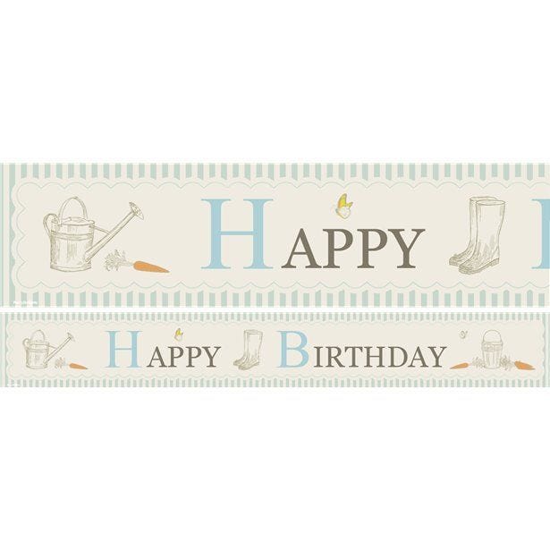 Peter Rabbit Paper Banners - 1m (3pk)