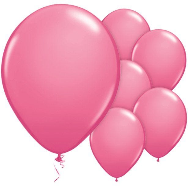 Rose Pink Balloons - 11'' Latex (25pk)