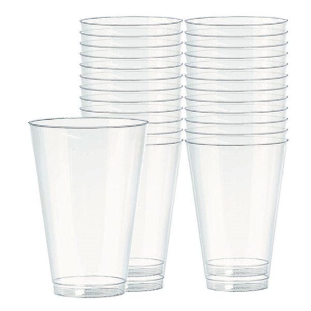 Clear Plastic Tumbler Glasses - 295ml (72pk)