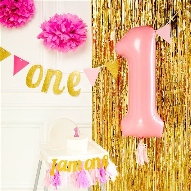 1st Birthday Pink RoomDecorating Kit